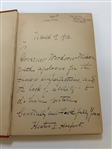 Hester E. Hosford Woodrow Wilson and NJ Made Over 1912 First Edition Wilson Personal Copy Inscribed Letter to him From Author