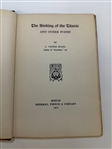 C. Victor Stahl The Sinking of the Titanic 1915 First Edition Inscribed and Signed by Author