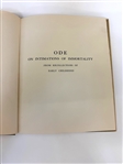 William Wordsworth Ode: Imitations of Immortality From Recollections of Early Childhood 1913 First Edition