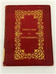 James Holbert Wilson "Temple Bar the City of Golgotha" 1853 First Edition with Hand Written Letter