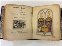 The Paston Letters A.D. 1787 With Beautiful Hand Colored Illustrations