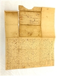 Hand Written Letter Anecdote About Massive Squirrel Hunt in 1823