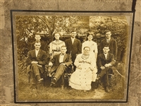 Turn of the Century Mounted Black and White Photos of the Gordon Family