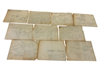 Edward Dobrotka Superman Pencil Sketches on Paper