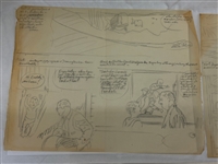 Edward Dobrotka Superman Pencil Sketches on Paper