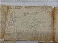 Edward Dobrotka Superman Pencil Sketches on Paper