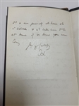 London Lyrics by Frederick Locker 1868 Signed by Author with Handwritten Letters