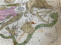 1835 Rare Astronomy Atlas Illustrate the Geography of the Heaven's Huntington and Savage. 