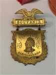 (2) Early Rare Medals; Frederick Wm. Steuben in Sterling, Cuyahoga Centennial 1910