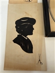 (34) Hand Cut Signed Silhouettes