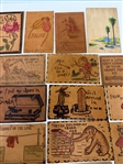 (33) Leather Postcards