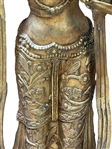 Large Brass Deity Sculpture of Padmapani Holder of the Lotus
