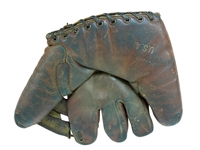 RARE 1930s-1940s Rawlings Left Handed Baseball Glove Professional Model H