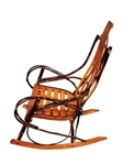 Rustic Hickory Wood Rocker