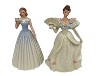 (10) Lenox Belle of the Ball Porcelain Figures With COA's