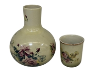 Porcelain Bedside Water Carafe "Tumble Up"
