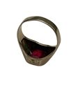 14k Gold Art Deco Ruby Ring