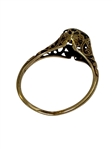 10k Gold Art Deco Diamond Ring
