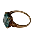 (3) 10k Gold Rings with Blue Gemstones