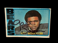 (5) Autographed Football Cards; Lou Groza, Gale Sayers, O.J. Simpson