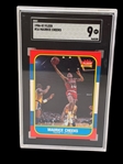 (3) Graded Basketball Cards; Frazier Auto, Abdul Jabbar, Cheeks