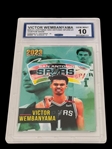(6) Victor Wembanyama Basketball Cards; (5) Graded