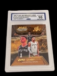 (6) Victor Wembanyama Basketball Cards; (5) Graded