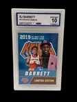 (11) Basketball Cards: (8) Graded Cards: Trent, Lewis, Katie Lou Samuelson, RJ Barrett, Robinson, Williamson