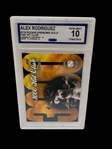 (5) Graded Baseball Cards; Trout, Judge, Jeter, Rodriguez, Harper