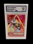 (7) Graded Football Cards; Patrick Mahomes, Bryce Young, Arch Manning