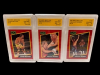 (19) 1991 Impel Wrestling WCW Graded Cards