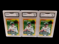 (11) Graded Football Cards; Zach Wilson, CJ Stroud, Brodie Croyle, Brock Purdy