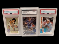 (12) Graded Sports Cards: Cal Ripken, Phil Jackson, Henderson, Glavine, Others