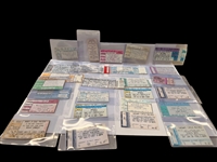 Large Group of Rock-N-Roll Ticket Stubs