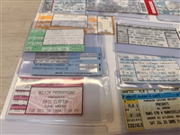 Large Group of Rock-N-Roll Ticket Stubs