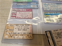 Large Group of Rock-N-Roll Ticket Stubs