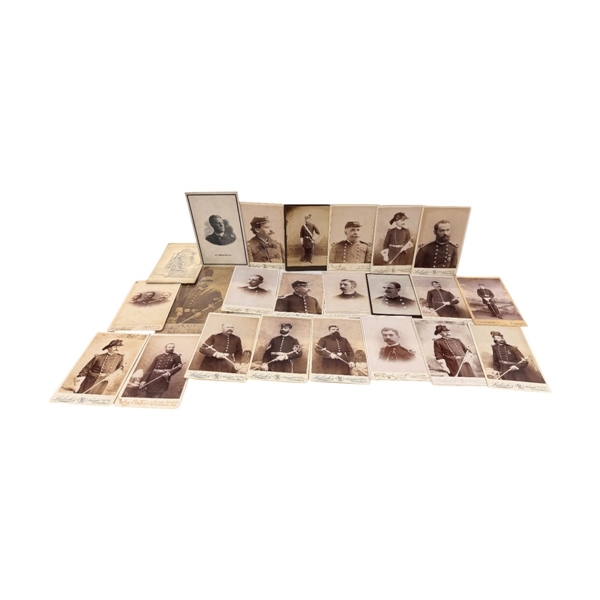 Group of Cabinet Photographs Cleveland Area Photographers All Military