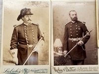 Group of Cabinet Photographs Cleveland Area Photographers All Military