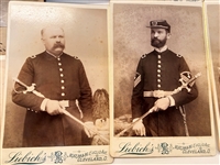 Group of Cabinet Photographs Cleveland Area Photographers All Military