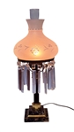 Sinumbra Style Table Lamp with Crystal Prisms 