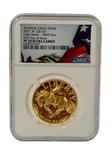 2021-W Gold 1 Ounce $100 American Liberty Series FDI High Relief .999 Fine PF70 Ultra Cameo