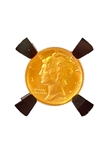 2016-W 10 Cent 24k Gold 1/10 Ounce Early Release SP70 100th Anniversary NGC