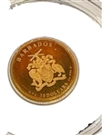 (2) 2020 Barbados .5 Grams .999 10 Dollar Commemorative Gold Coins John Paul II Birthday