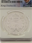 (2) 2023 Great Britain 2 Pound Silver Coins KCIII Coronation First Releases GEM UNC NGC