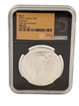 (2) South Africa Graded Coins; 2022 Krugerrand MS70, 2019 5R Elephant FDI MS70
