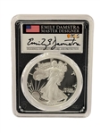 (4) American Eagles PCGS Signed by Master Designer Emily Damstra; MS70, PR70