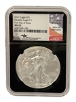 (4) American Eagles Graded NGC, ANACS First Strikes, FDI, Signed