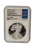 (4) American Eagles All NGC PF70, MS70, Signed