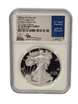 (4) American Eagles All NGC PF70, MS70, Signed