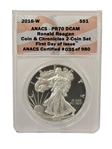 (4) American Eagles 2016, 2018, 2019 PF70, PR70, MS70 PCGS, NGC, ANACS